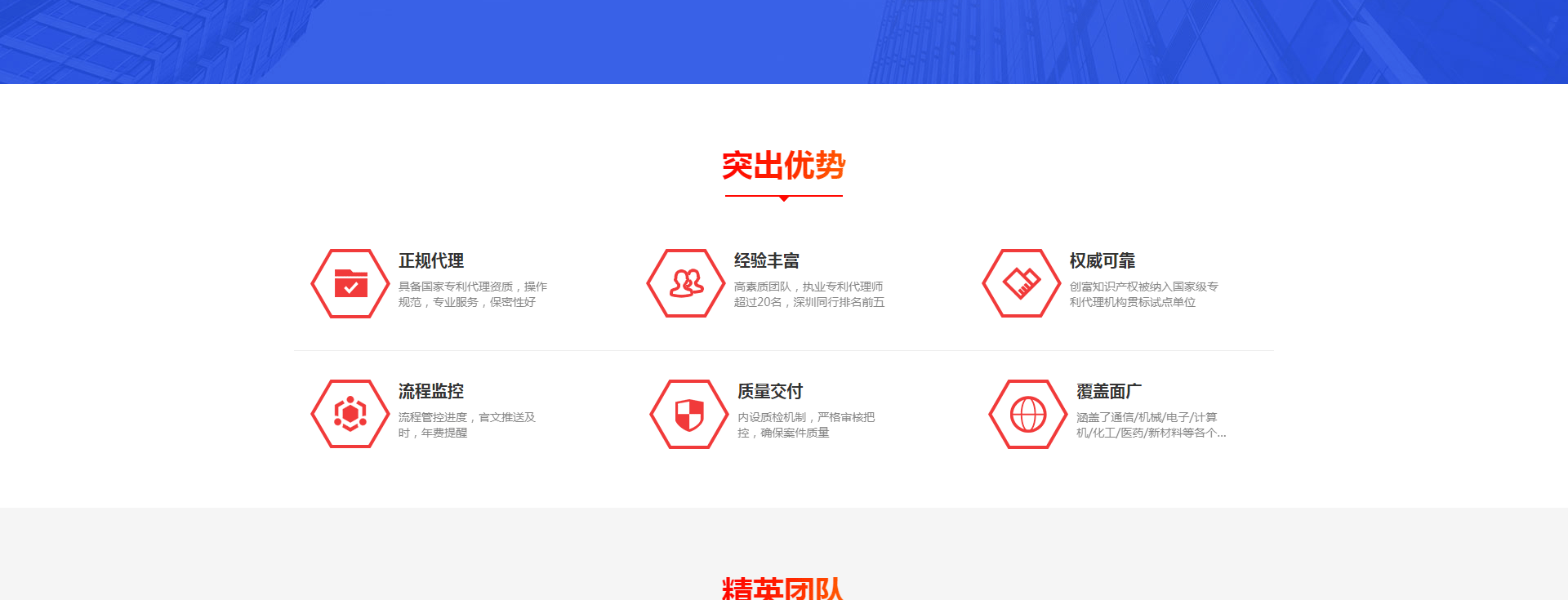 创富知识产权网站设计效果图 k8凯发网络网站案例