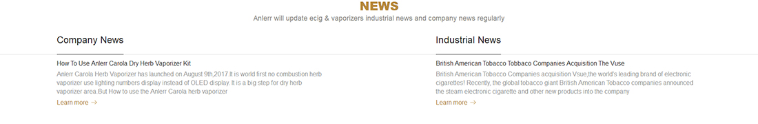 ANLERR网站设计图 k8凯发网络网站案例